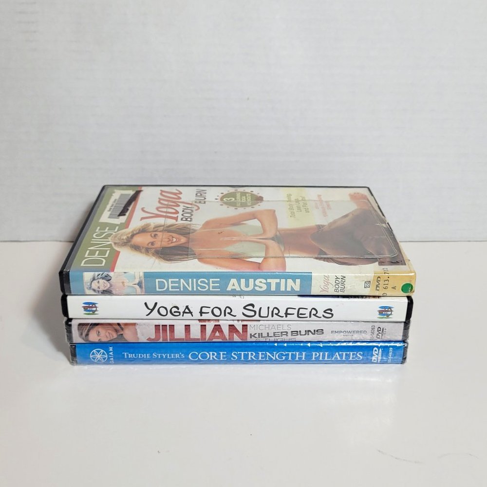 DVD Lot of 4 Workout Excercise Dvd's See Description